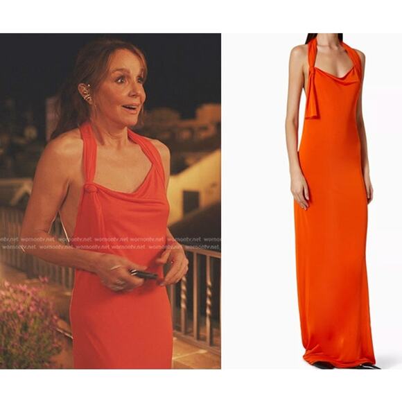 Saint Laurent Jersey Backless Halter Dress - Picture 7 of 16